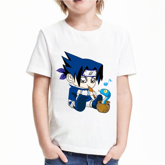 T-Shirt Enfant Naruto Sasuke Garçon Fille