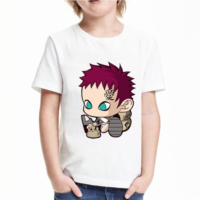 T-Shirt Enfant Naruto Gaara Garçon Fille