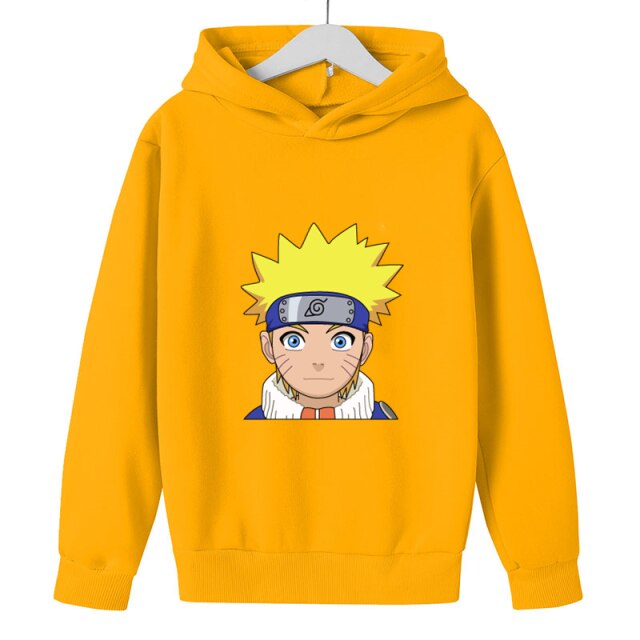 Pull Enfant Naruto Uzumaki jaune