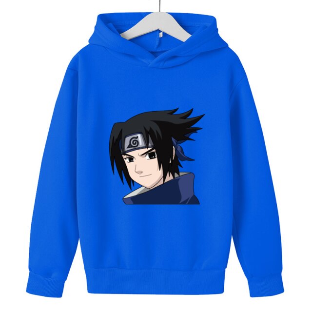 Sweat Enfant Sasuke bleu