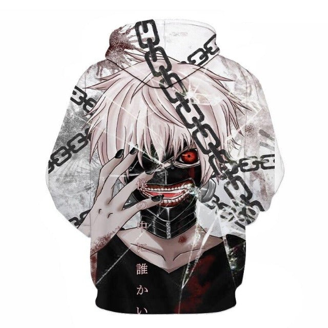 Sweat Enfant Ken Kaneki Chaînes Pull Garçon Fille