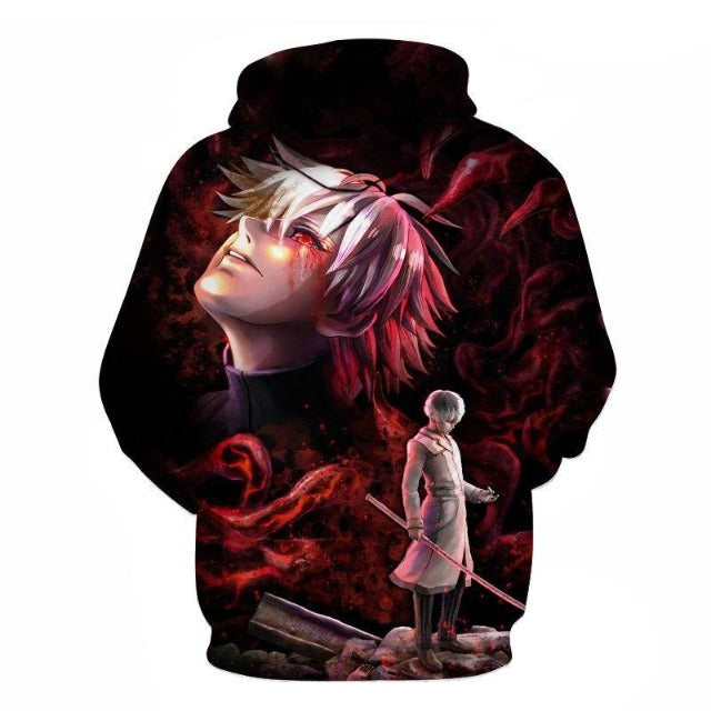 Sweat à Capuche Enfant Ken Kaneki Pull Garçon Fille