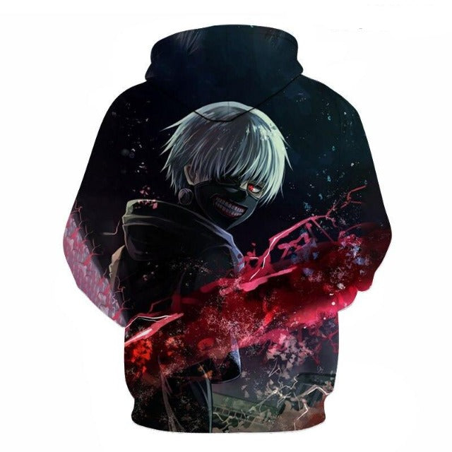 Sweat à Capuche Enfant Tokyo Ghoul Ken Kaneki Pull Garçon Fille