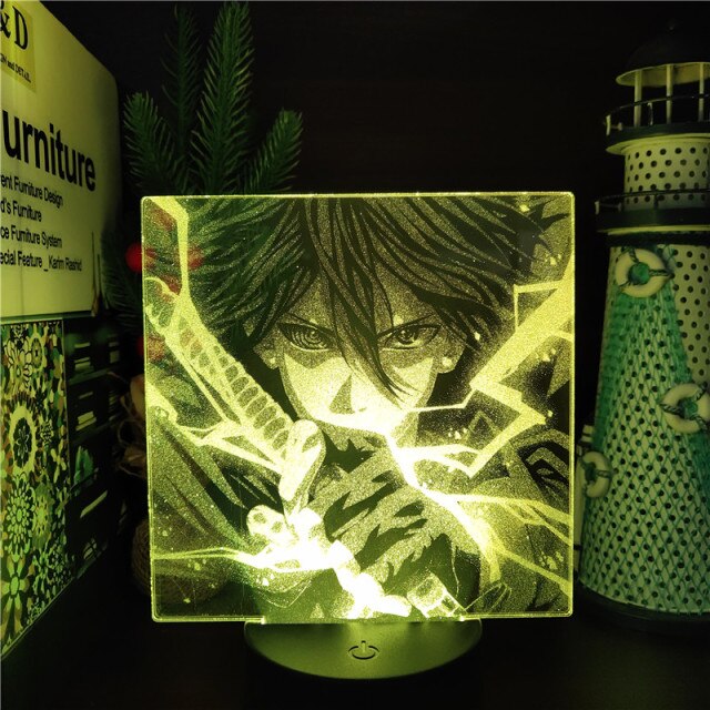 Sasuke Uchiha 3D-LED-Neonlampe für Nachttisch- oder Schreibtischdekor Manga