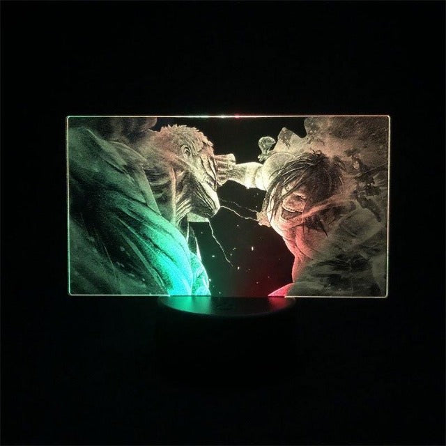 Lampe Titan Assaillant vs Titan Cuirassé AOT