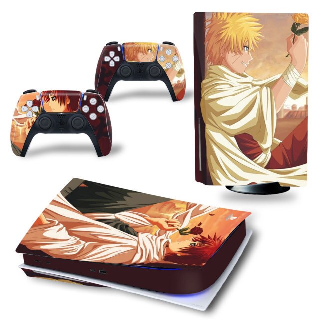 Adhesivo PS5 &quot;Gaara y Naruto&quot; Consola y mando