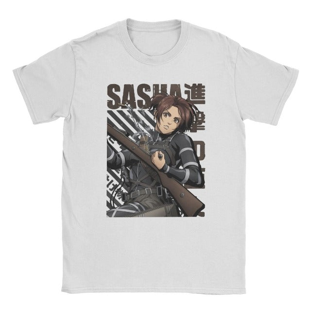 T-Shirt Maglietta L'Attacco dei Giganti Sasha Stagione 4