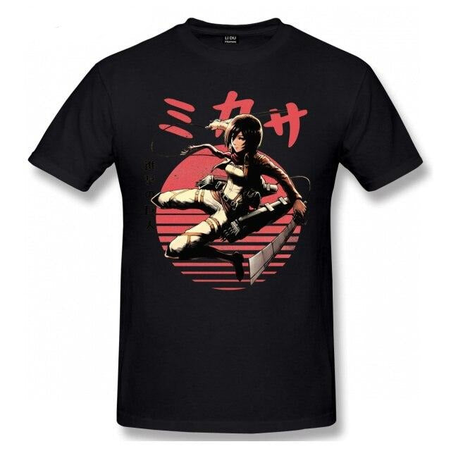 T-shirt Attack On Titan Mikasa Ackerman