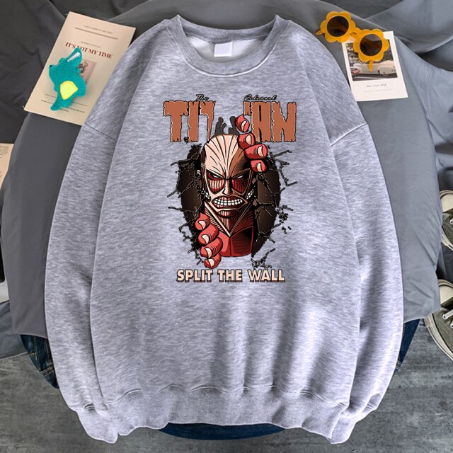 Pull Titan Colossal Attaque Des Titans gris
