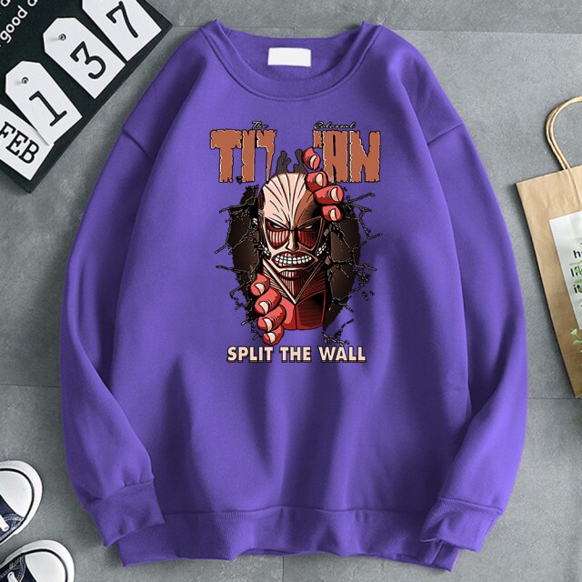 Pull Titan Colossal Attaque Des Titans violet