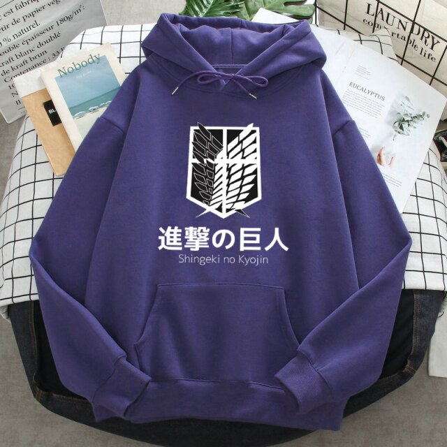 Sweat Shingeki no Kyojin Ailes de la Liberté violet