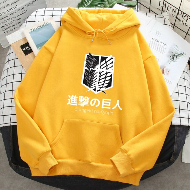 Sweat Shingeki no Kyojin Ailes de la Liberté jaune