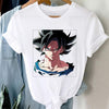 T-shirt Goku Ultra Instinct Dragon Ball Floqué Adulte Homme Femme Courtes Manches