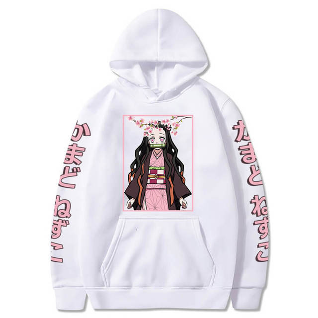 Pull Demon Slayer Nezuko Adulte Homme Femme Manches Longues