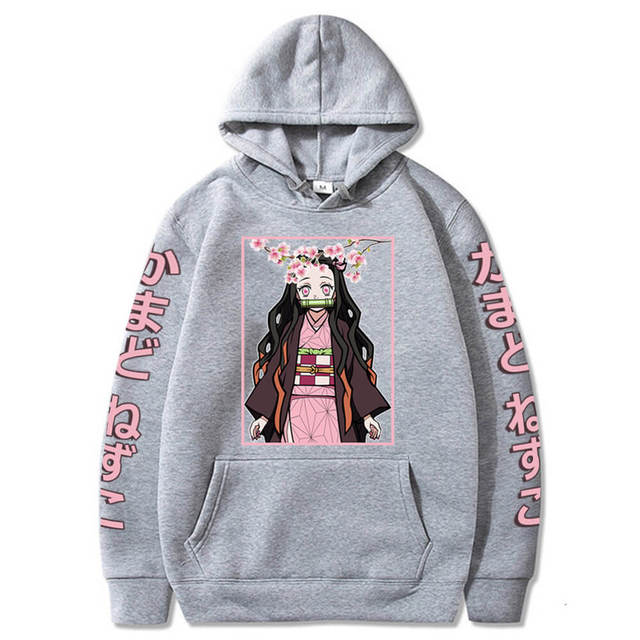 Demon Slayer Nezuko Pullover Erwachsene Männer Frauen Langarm