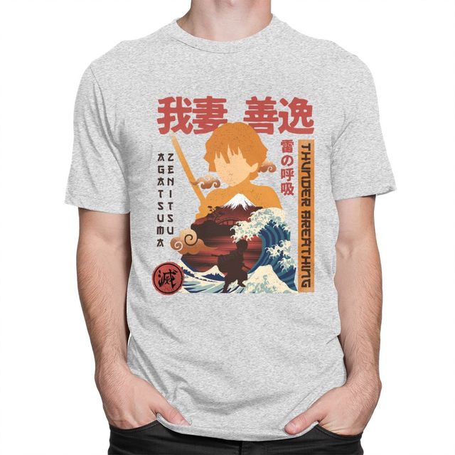 T-shirt Zenitsu Agatsuma Fulmine Demon Slayer