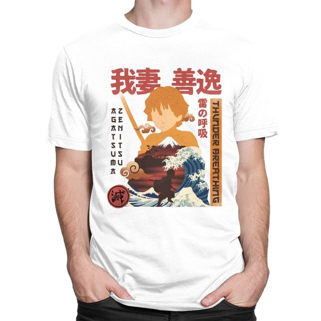 T-shirt Zenitsu Agatsuma Fulmine Demon Slayer