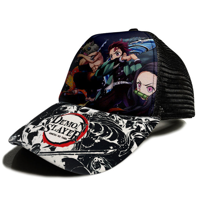 Casquette Tanjiro Nezuko Inosuke Zenitsu Demon Slayer