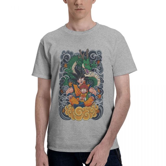 T-shirt Goku Gohan Dragon Ball Manga Floqué Adulte Homme Femme Courtes Manches