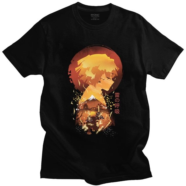 T-Shirt Zenitsu Souffle de la Foudre Demon Slayer