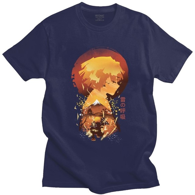 T-shirt Zenitsu Respiro del Fulmine Demon Slayer