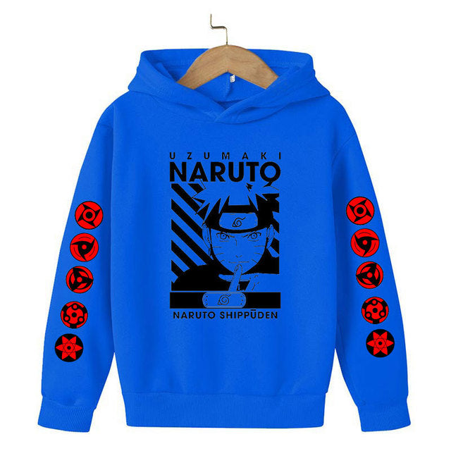 Sweat à Capuche Enfant Naruto bleu