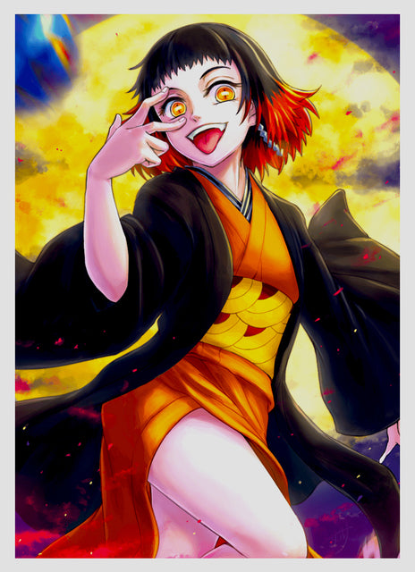 Susamaru Sticker Poster Susamaru Demon Slayer - Manga Imperial