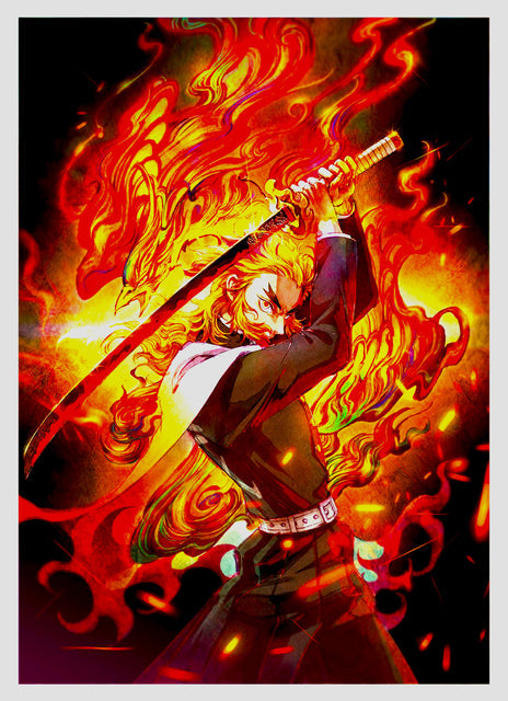 Poster Kyojuro Demon Slayer