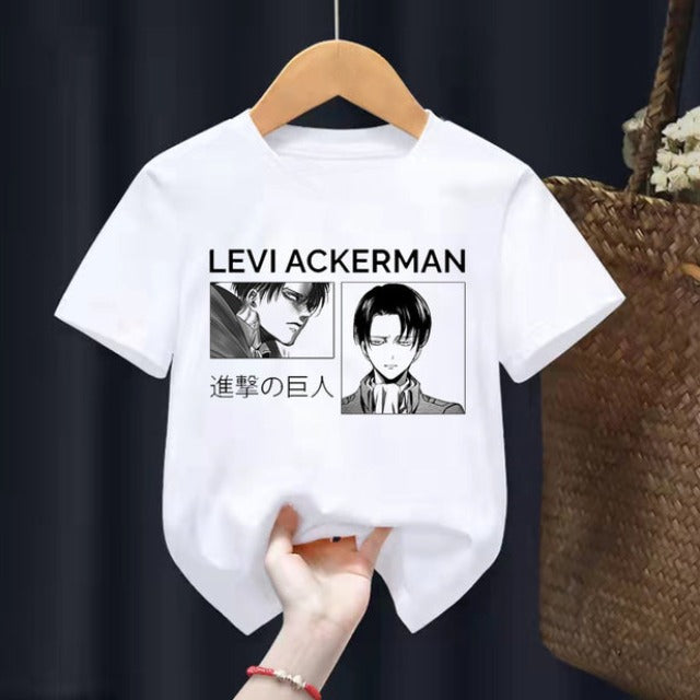 T-shirt Enfant Levi Ackerman SNK Garçon Fille