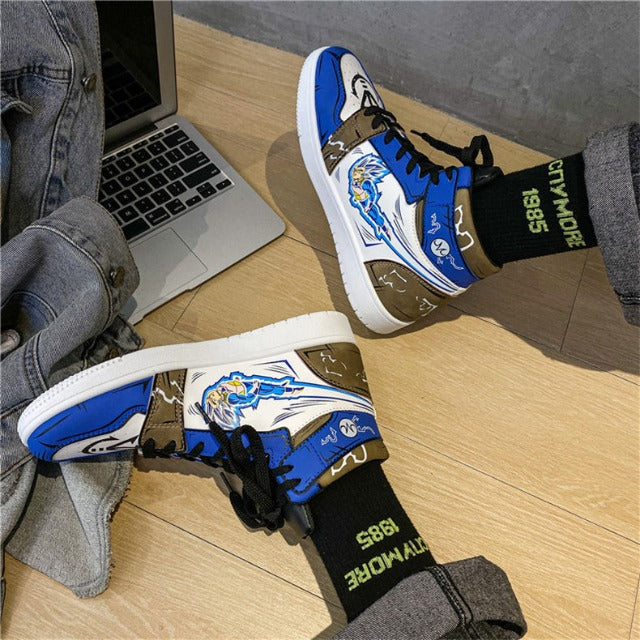 Chaussures Vegeta Dragon Ball Baskets Sneakers Adulte Homme Femme