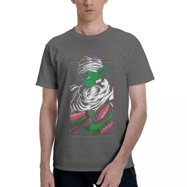T-shirt Piccolo Dragon Ball Manga Floqué Adulte Homme Femme Courtes Manches
