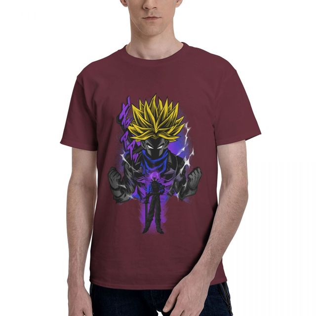 T-shirt Trunks Dragon Ball Manga Floqué Adulte Homme Femme Courtes Manches
