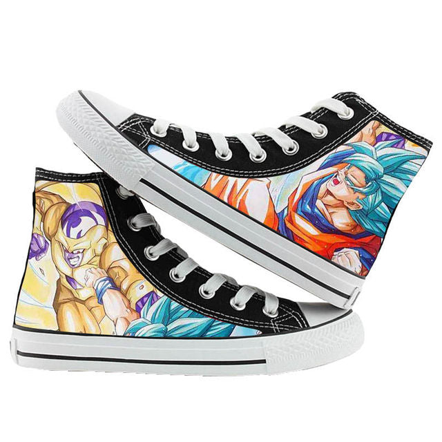 Chaussures Goku vs Freezer Dragon Ball Baskets Sneakers Adulte Homme Femme