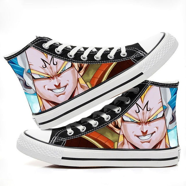 Chaussures Vegeta Transformations Dragon Ball Baskets Sneakers Adulte Homme Femme