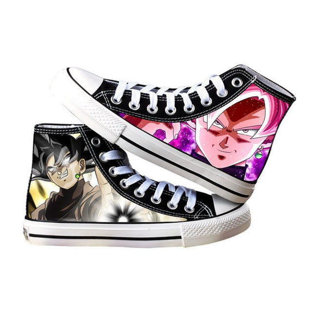 Chaussures Black Goku Dragon Ball Baskets Sneakers Adulte Homme Femme