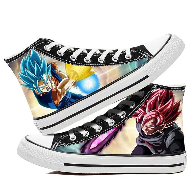 Zapatos Vegeto Blue vs Black Goku Rosé Dragon Ball Zapatillas Zapatillas Adulto Hombres Mujeres