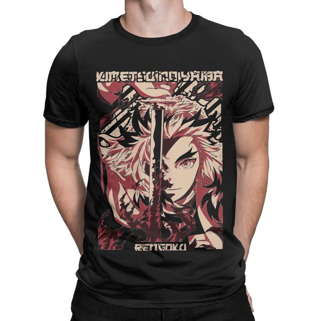 T-Shirt Kyojuro Rengoku Pilier de la Flamme Demon Slayer