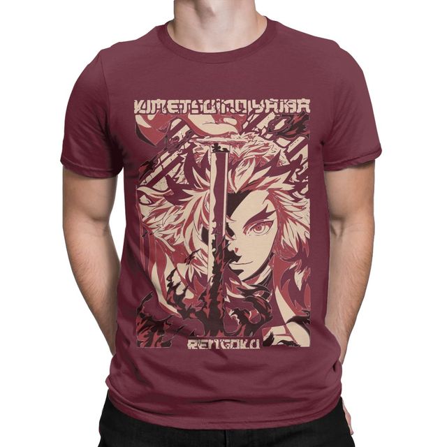 T-Shirt Kyojuro Rengoku Pilier de la Flamme Demon Slayer