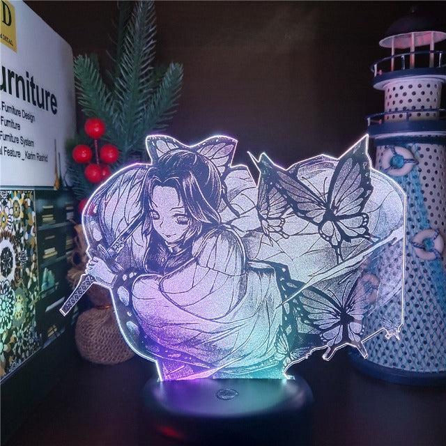 Lampe Shinobu Pilier de l&#39;Insecte Demon Slayer