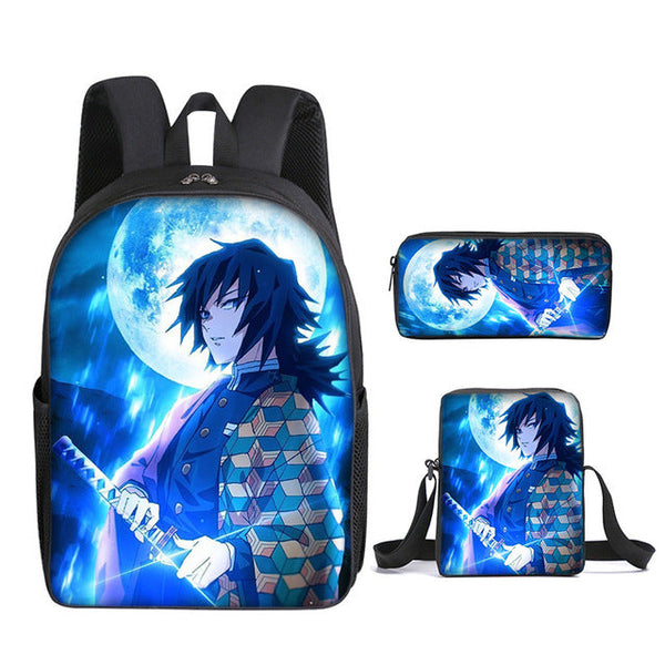 Mochila Escolar Mochila Tomioka Conjunto De Mochila Escolar Giyu
