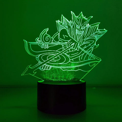Lampada al neon Susanoo a LED per la decorazione del comodino o dell'ufficio Manga Naruto