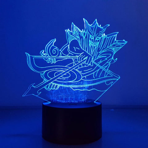 Lampada al neon Susanoo a LED per la decorazione del comodino o dell'ufficio Manga Naruto