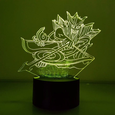 Lampe Susanoo Led Neon À Poser De Chevet ou Bureau Déco Manga Naruto