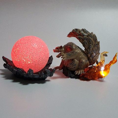 Figurine Lampe Gaara Bijyudama Led Neon À Poser De Chevet ou Bureau Déco Manga