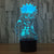 Lampada al neon a LED 3D Naruto per decorazioni Manga da comodino o da ufficio