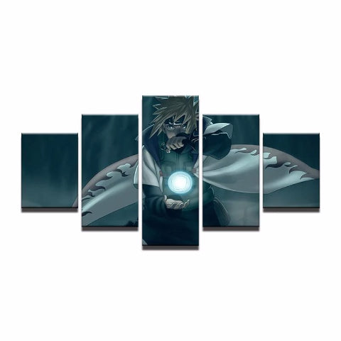 Tableau Minato Namikaze Deco Toile Cadre Mural Manga Naruto