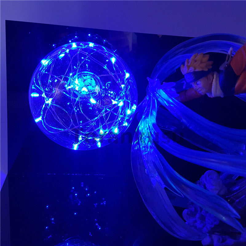 Lámpara de neón LED Rasengan Naruto para mesita de noche u oficina Manga Deco