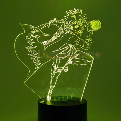 Naruto 3D Lampe Led Neon À Poser De Chevet ou Bureau Déco Manga