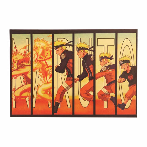 Poster Naruto en Papier Kraft