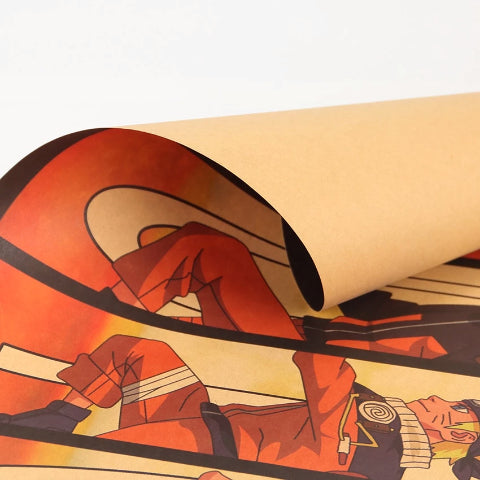 Póster de papel kraft de Naruto